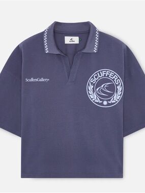 Scuffers Navy Rugby Polo